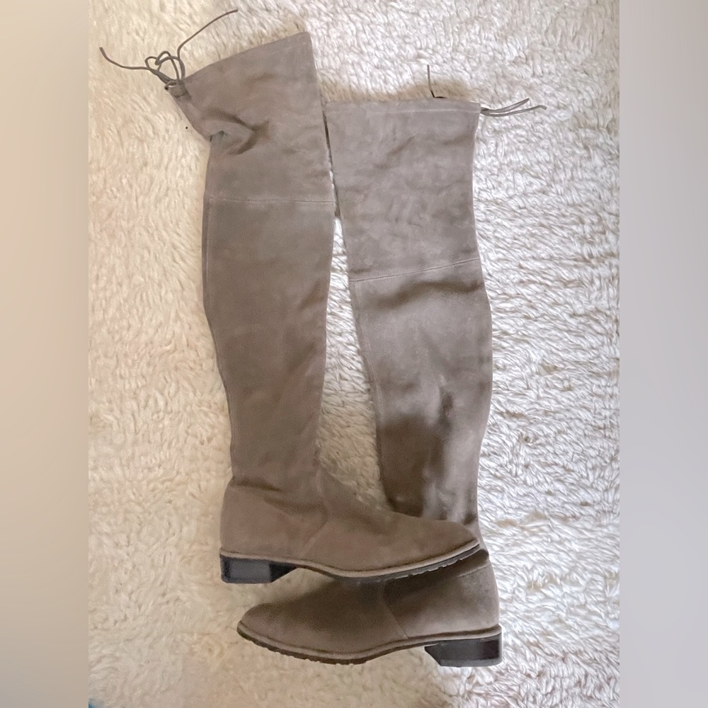 Stuart Weitzman Lowland Boot in Taupe